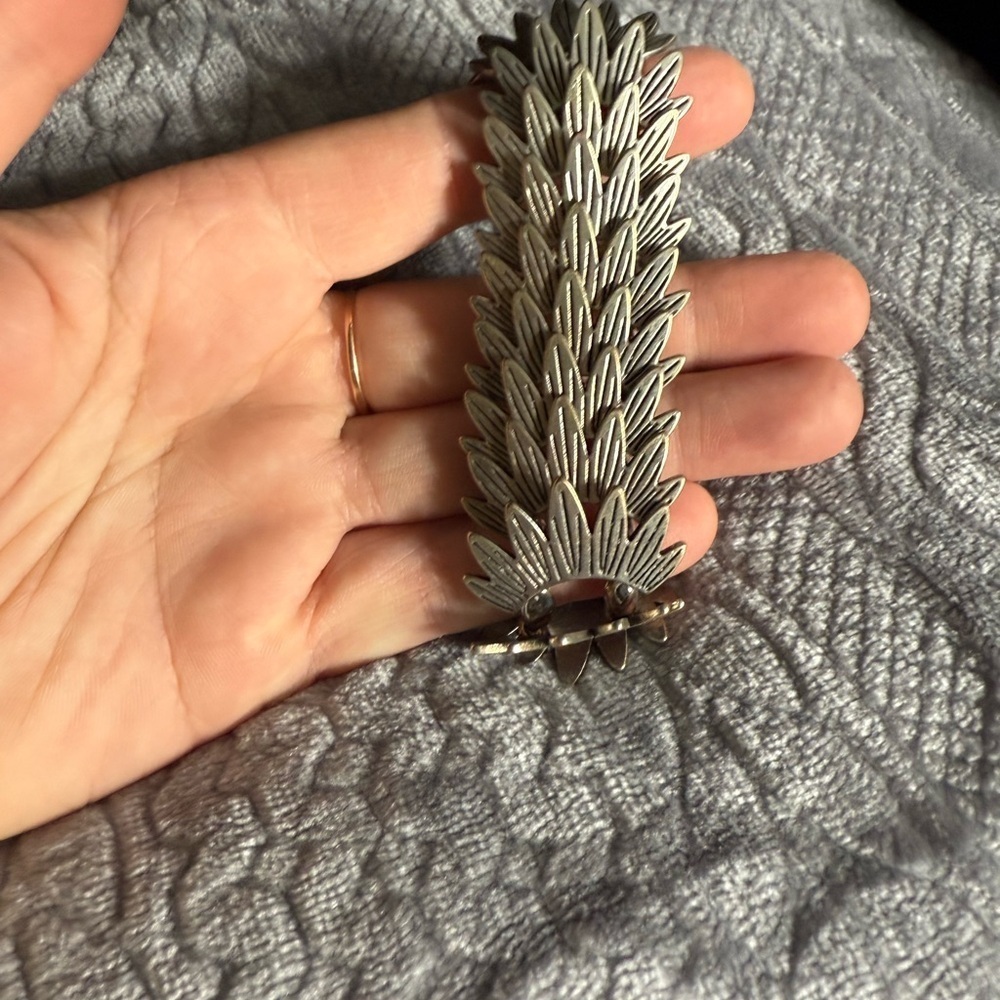 Boho stretchy bracelet - silver